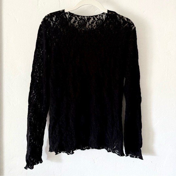 Hanky Panky Tops - Hanky Panky-Beautiful Black Lace Top